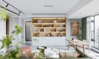 不做电视墙，改做定制书柜，拉升生活品质！