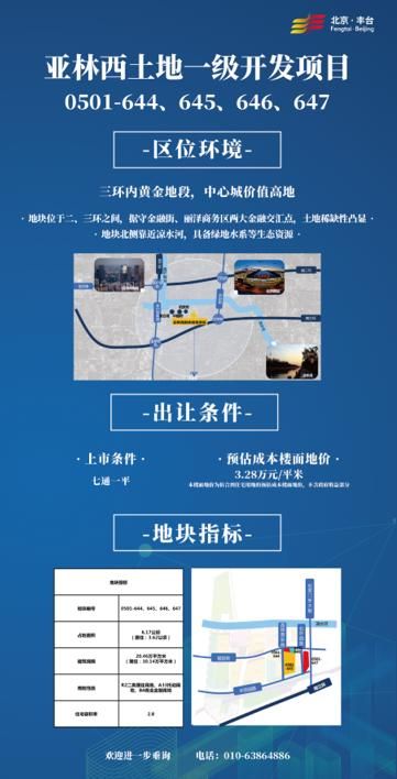 丰台10宗高品质地块将于2022年入市 附地块详情