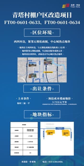 丰台10宗高品质地块将于2022年入市 附地块详情