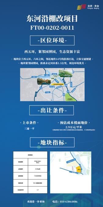丰台10宗高品质地块将于2022年入市 附地块详情