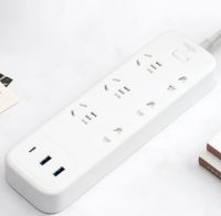 aigo六位延长线插座65W PD版满足快速充电需求