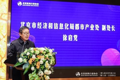 北京市经济和信息化局都市产业处副处长徐启党发言