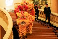 大年初八醒狮送福!罗浮宫喜迎启市,开工大吉!