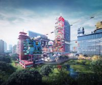 赛博天空2077领衔“后次元国潮建筑”,为商业综合体开发带来