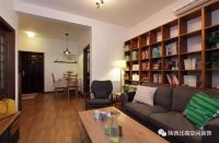 小户型客厅的沙发背景墙要利用起来,做收纳很实用