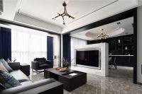 半高背景墙设计，好看又实用