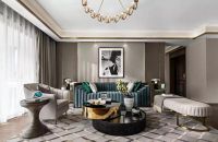 小户型装轻奢风， 没想到却装出如此豪华大气的效果！