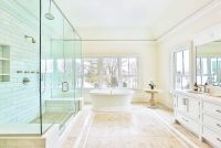 各种高端大气的浴室淋浴间 比客厅还大的浴室见过吗