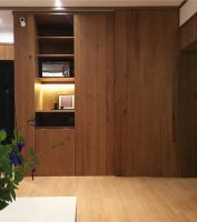 85平两室一厅装修原木风 清新有氧好舒适！