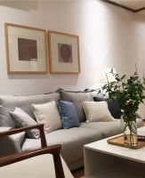 85平两室一厅装修原木风 清新有氧好舒适！