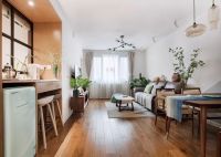 80平小户型北欧风 喜欢这个小吧台和榻榻米