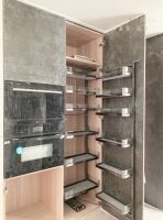 厨房装修一定把这柜安排上 内嵌电器之余收纳还多