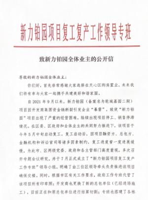 长沙政府出手：决不让新力铂园项目成为“烂尾楼”