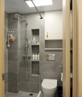 卫生间水汽多别打柜子 建议做壁龛设计