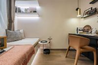 70平小户型装修案例 设计合理拥有书房和飘窗