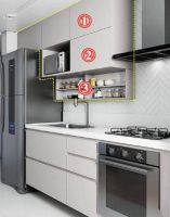 厨房别再傻傻装大吊柜 三段式功能才更强大