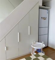 32㎡LOFT装修案例 将蜗居装修成奶白色调