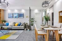 79㎡北欧风，配色清爽，头次见主卧里做吧台