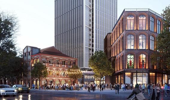 上海华贸中心广场效果图