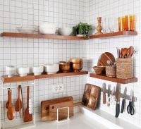 厨房台面的收纳 抬升10cm置物更方便更有序