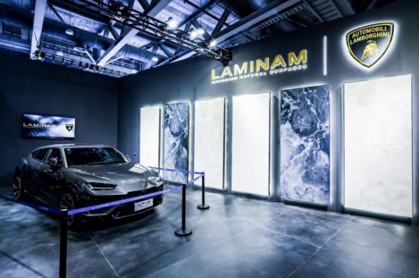 全球领先岩板品牌LAMINAM携手Lamborghini兰博基尼演绎重磅岩板新作