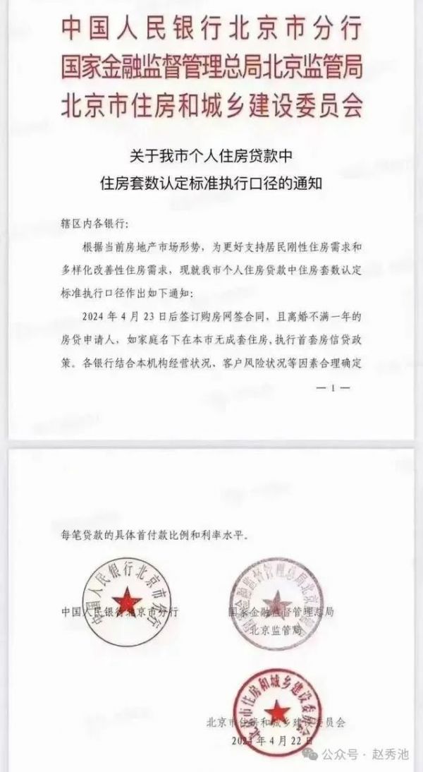 大利好!北京楼市又放大招,今起实施