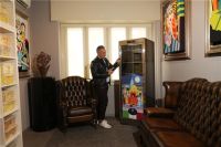 意大利艺术家的作品搬到了卡萨帝酒柜上