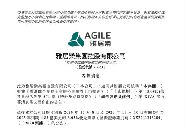 盘前突发！这家知名房企公告：无力付款！此前股价大涨近90%