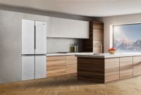 倍科全新推出勃朗峰山岩超薄零嵌冰箱，演绎至美生活新境界