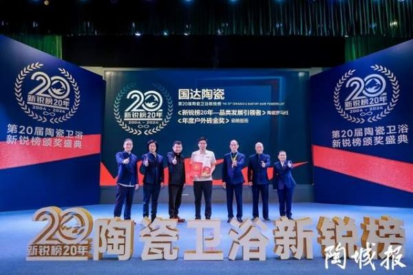 重磅加冕 国达陶瓷斩获新锐榜“品类发展引领者”和“年度户外砖金奖”双项大奖