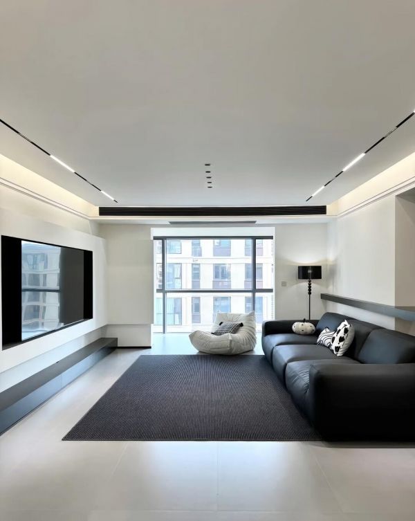 成都装修设计｜悬浮顶+无主灯也太显大了吧！