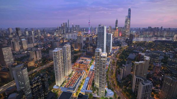 嘉里金陵路项目首期地块崭露头角，打造全球卓越城市新名片