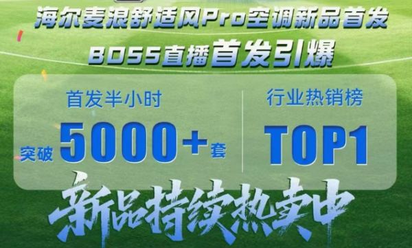 省电又精准送风！海尔空调1-9 月同比增31％，多渠道位居前二