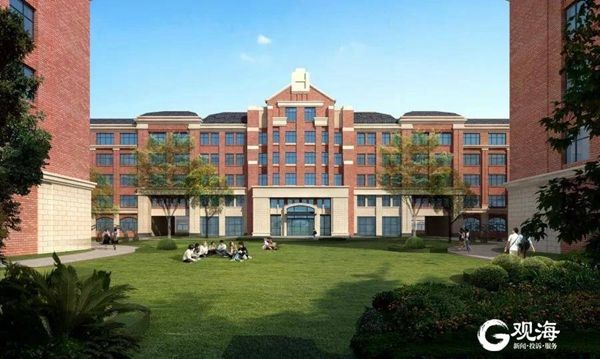 2400个学位 西海岸这所高颜值高中明年8月竣工-中国网地产